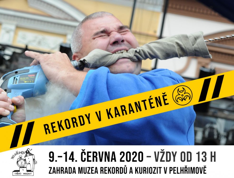 Rekordy v karanténě, 9.–14. 6. 2020, zahrada Muzea rekordů a kuriozit Pelhřimov